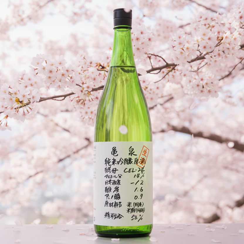 亀泉 純米吟醸 原酒 CEL24 生酒 1800mL | 近藤酒店