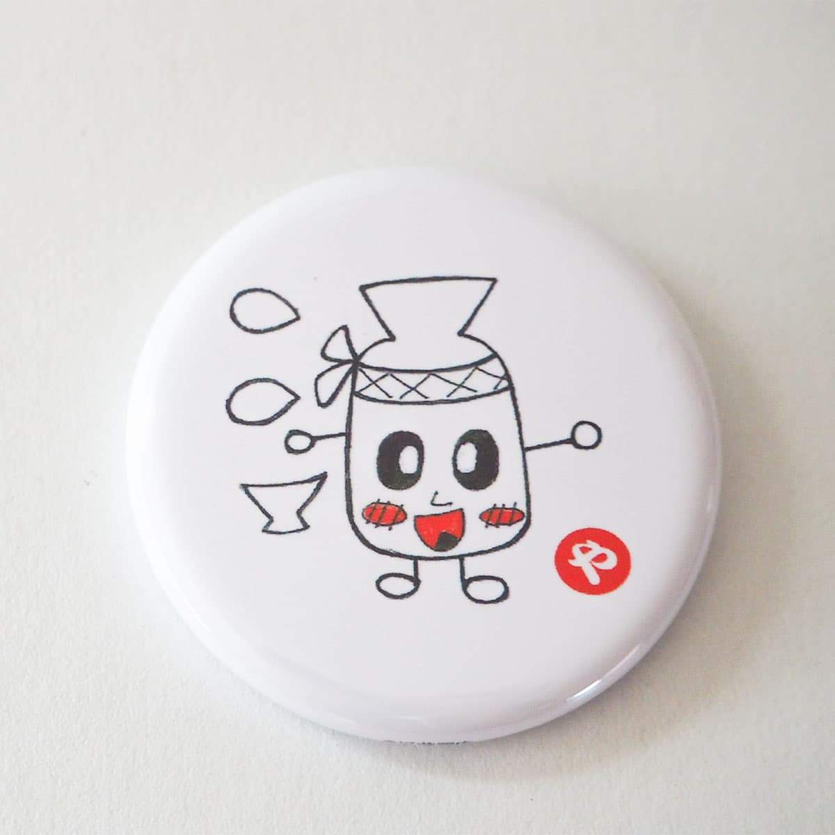 ㈲近藤酒店 《顔》キャラクター缶バッジ