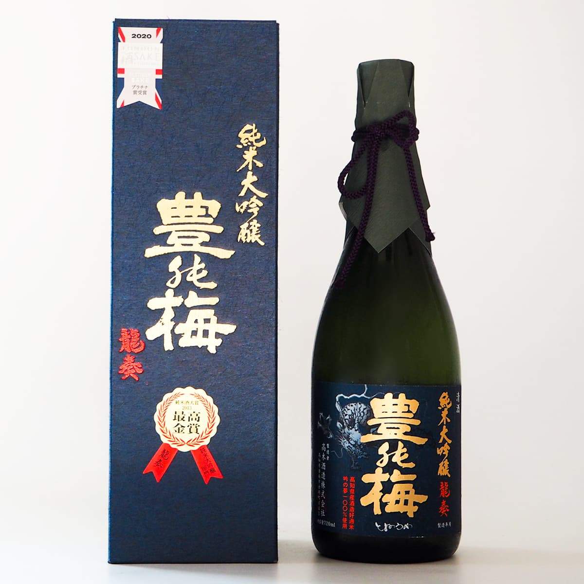 最高金賞 プラチナ賞 豊能梅 純米大吟醸 龍奏 720mL